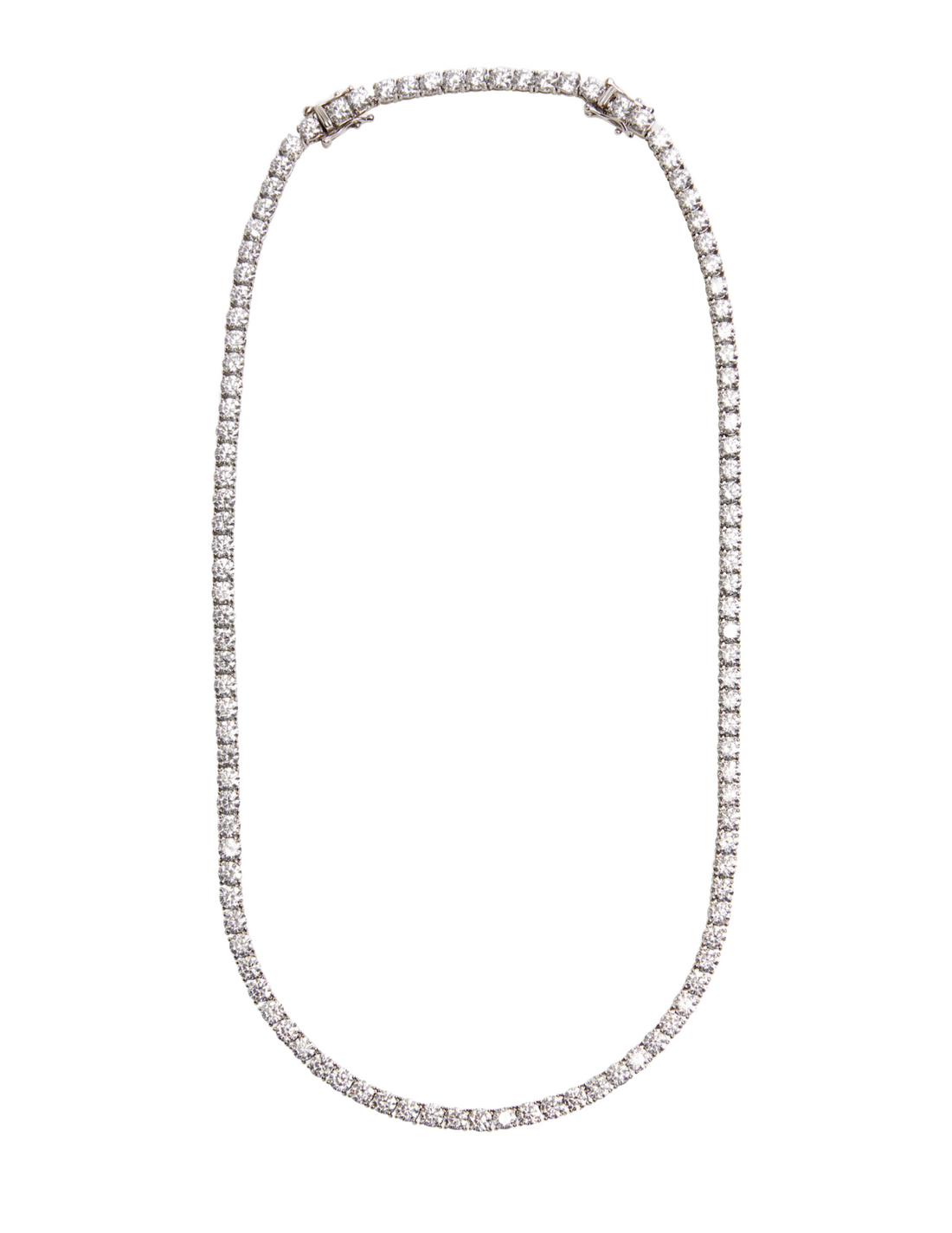 2-in-1 Lab Diamond Tennis Necklace, 25ctw