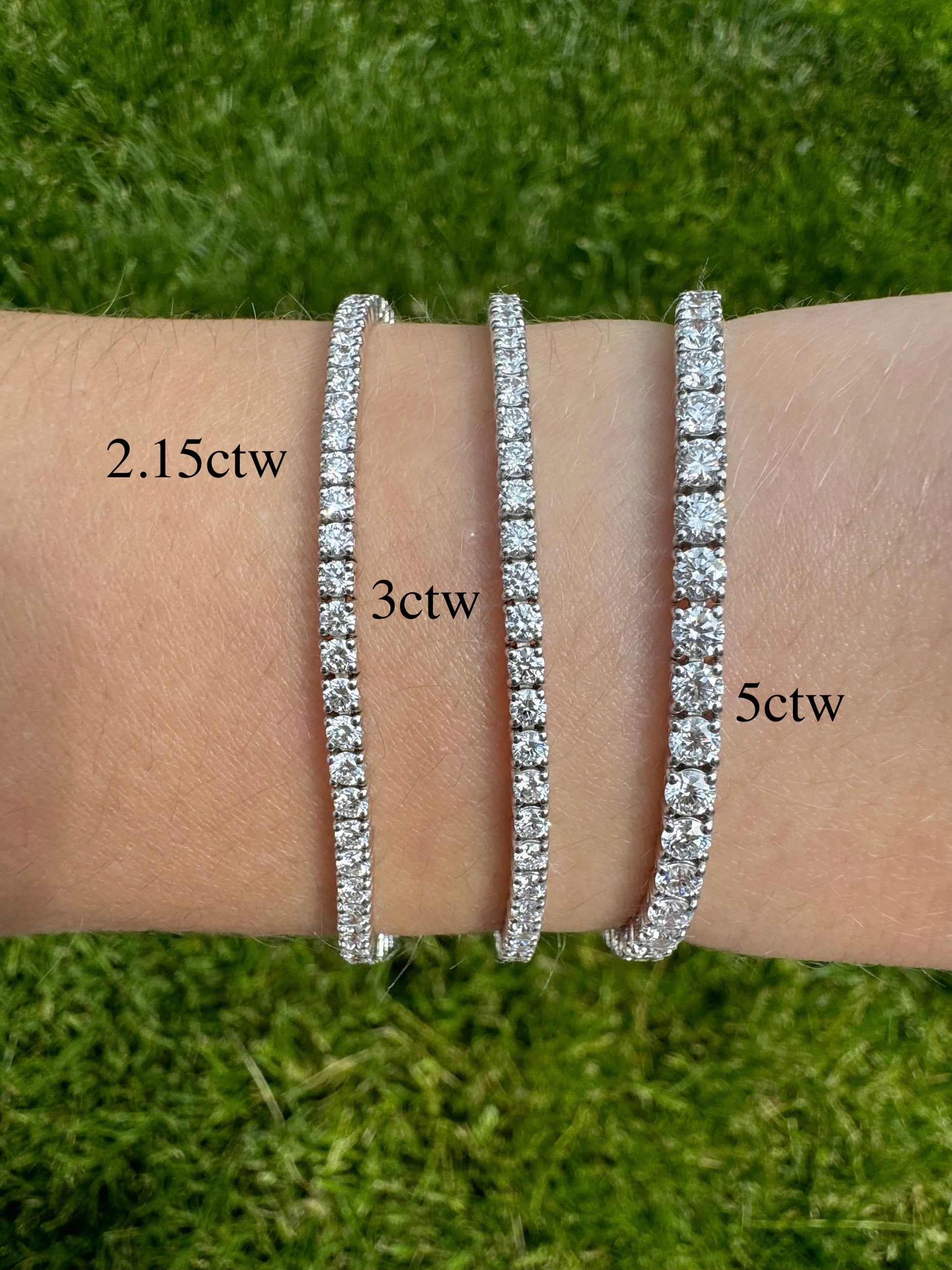 Round Lab Diamond Tennis Bracelets - LabLove Jewelry