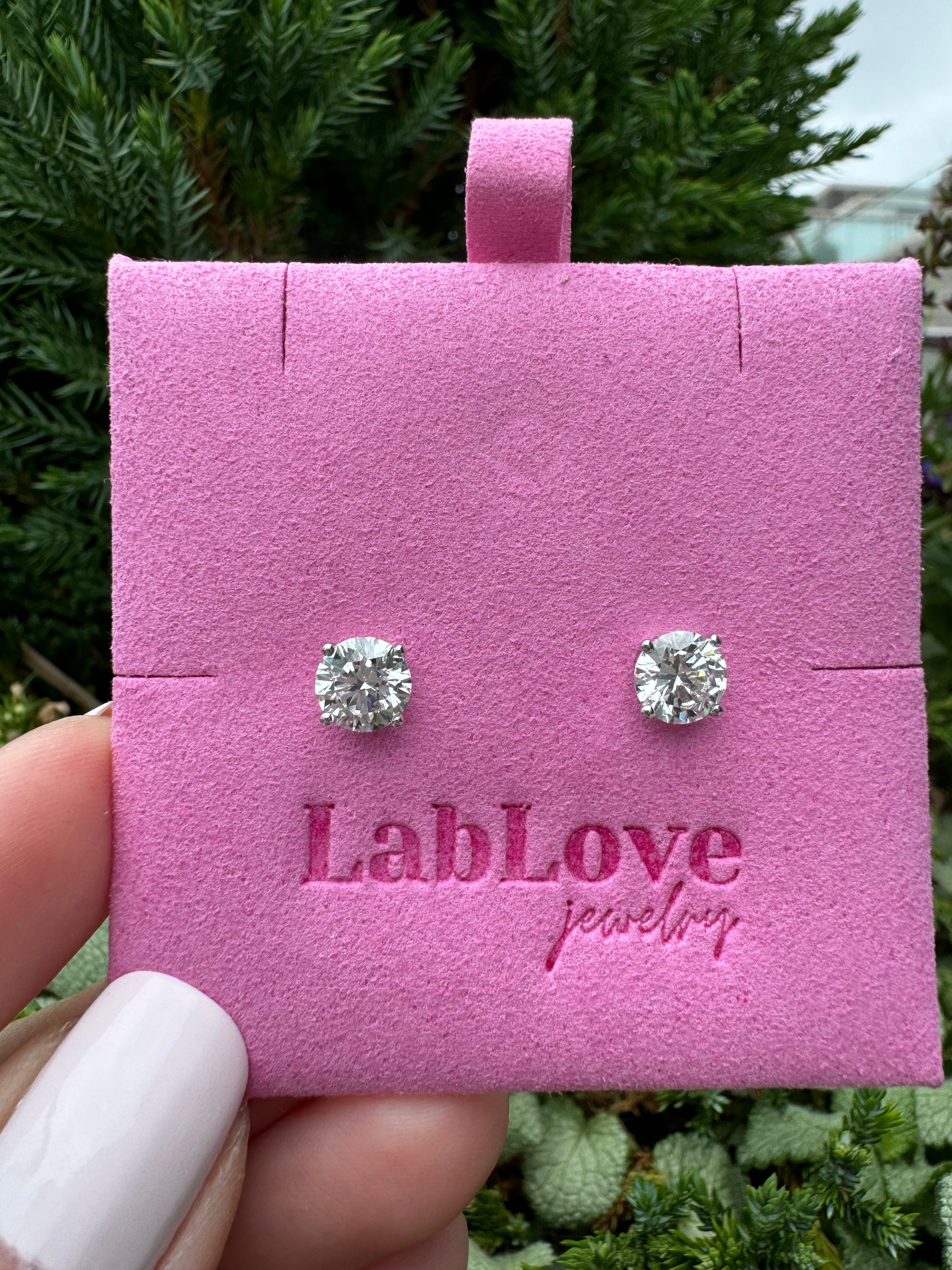 Lab Diamond Studs - LabLove Jewelry