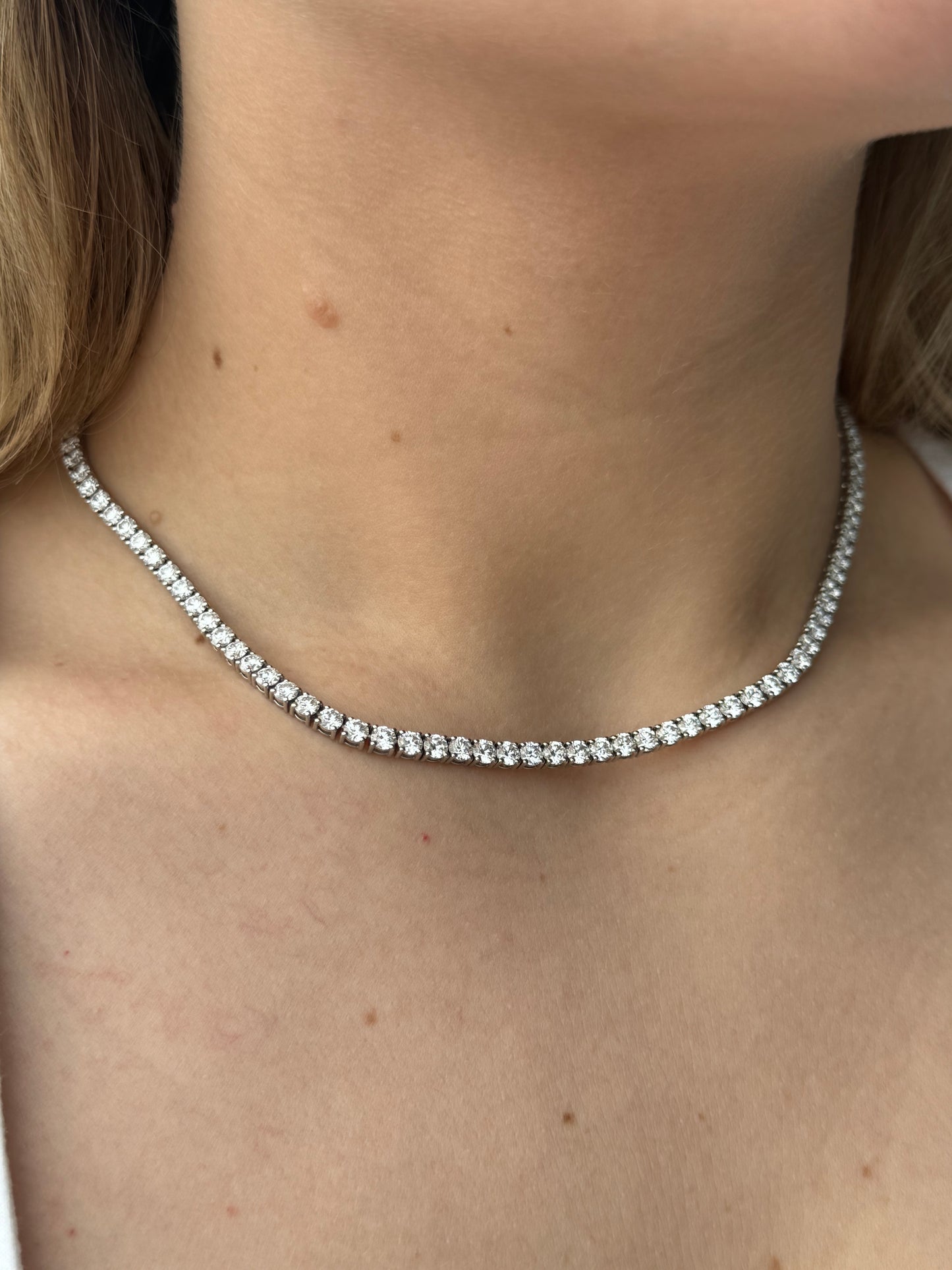 Lab Diamond Tennis Necklaces - LabLove Jewelry