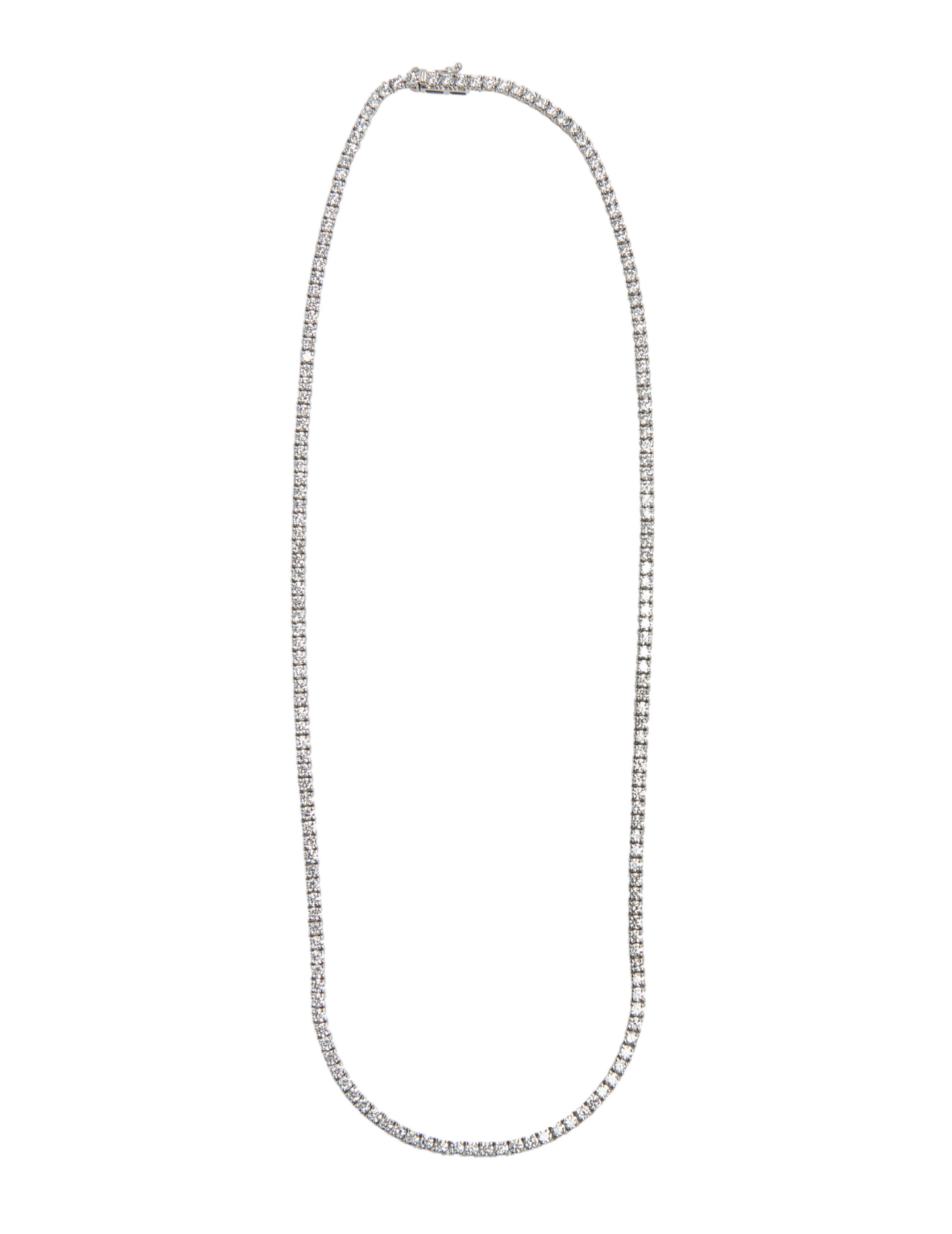 Lab Diamond Tennis Necklaces